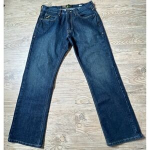 Ariat Rebar M5 Straight Leg Jeans 32x32 Dark Wash Workwear